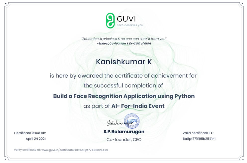 Certificate 7